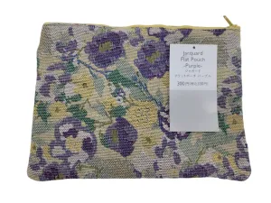 Jacquard Flat Pouch Purple
