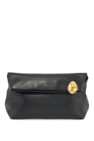 Jewel P Studded Leather Handbag