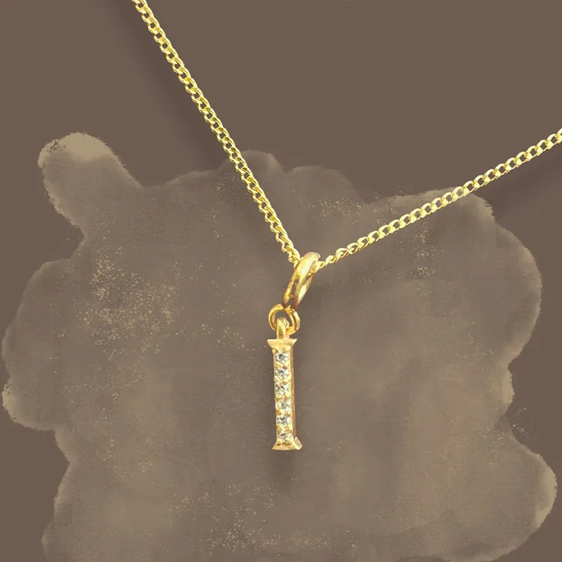 Letter Pendant - I