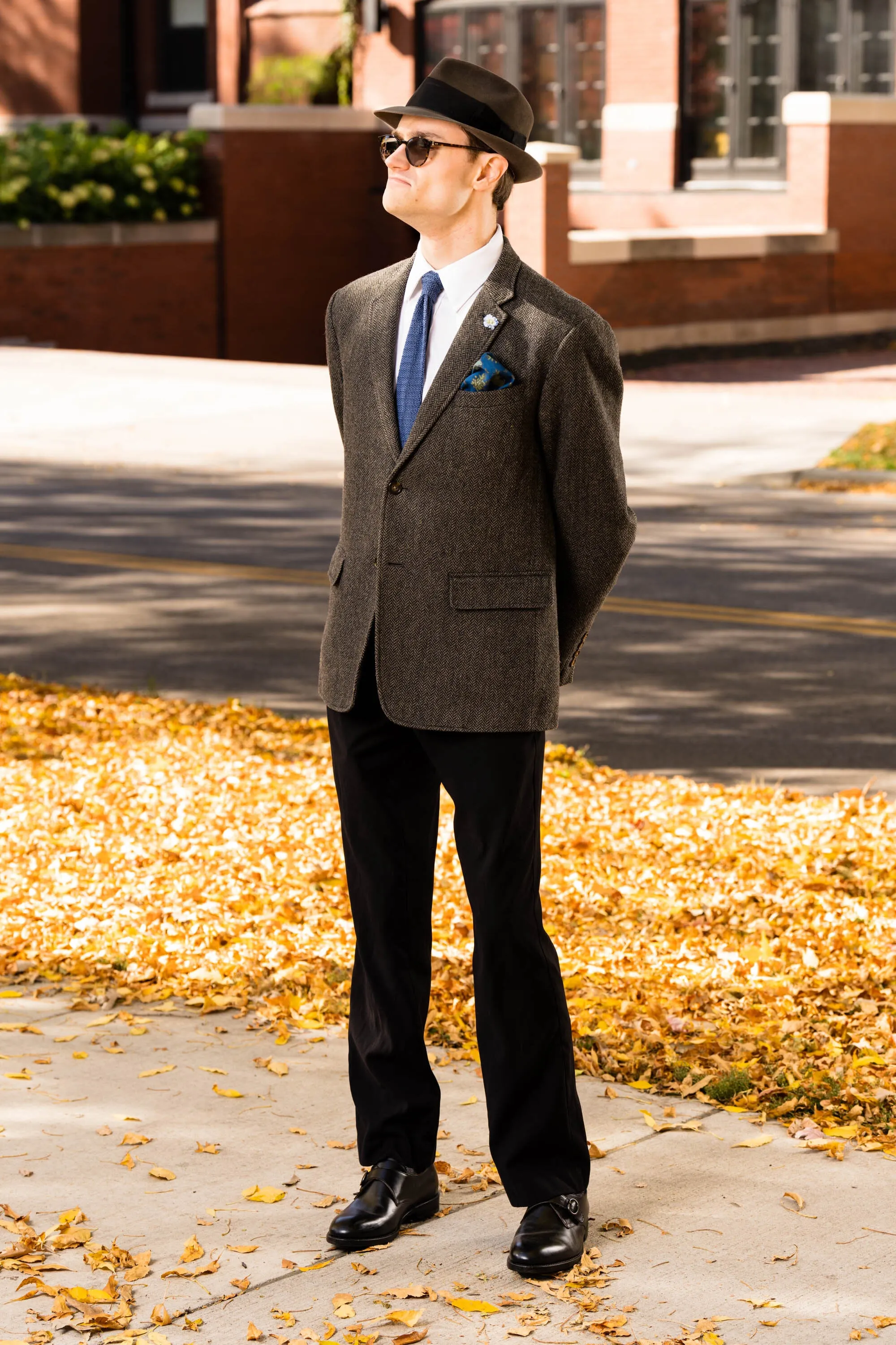 Light Blue Silk Knit Tie