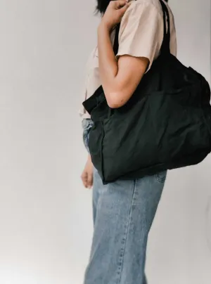 Linen Tote Bag Black