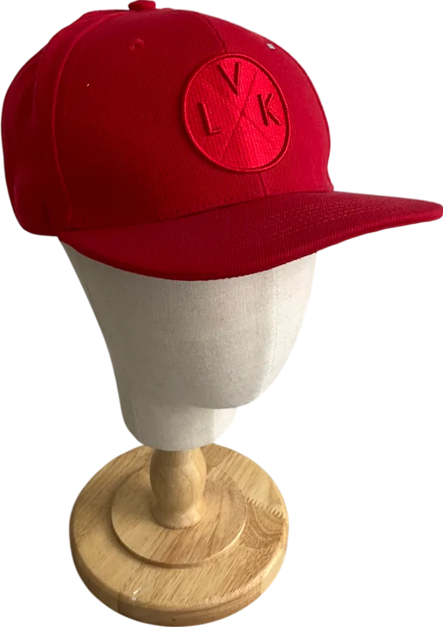 London Village Kids Red Embroidered Baseball Cap One Size