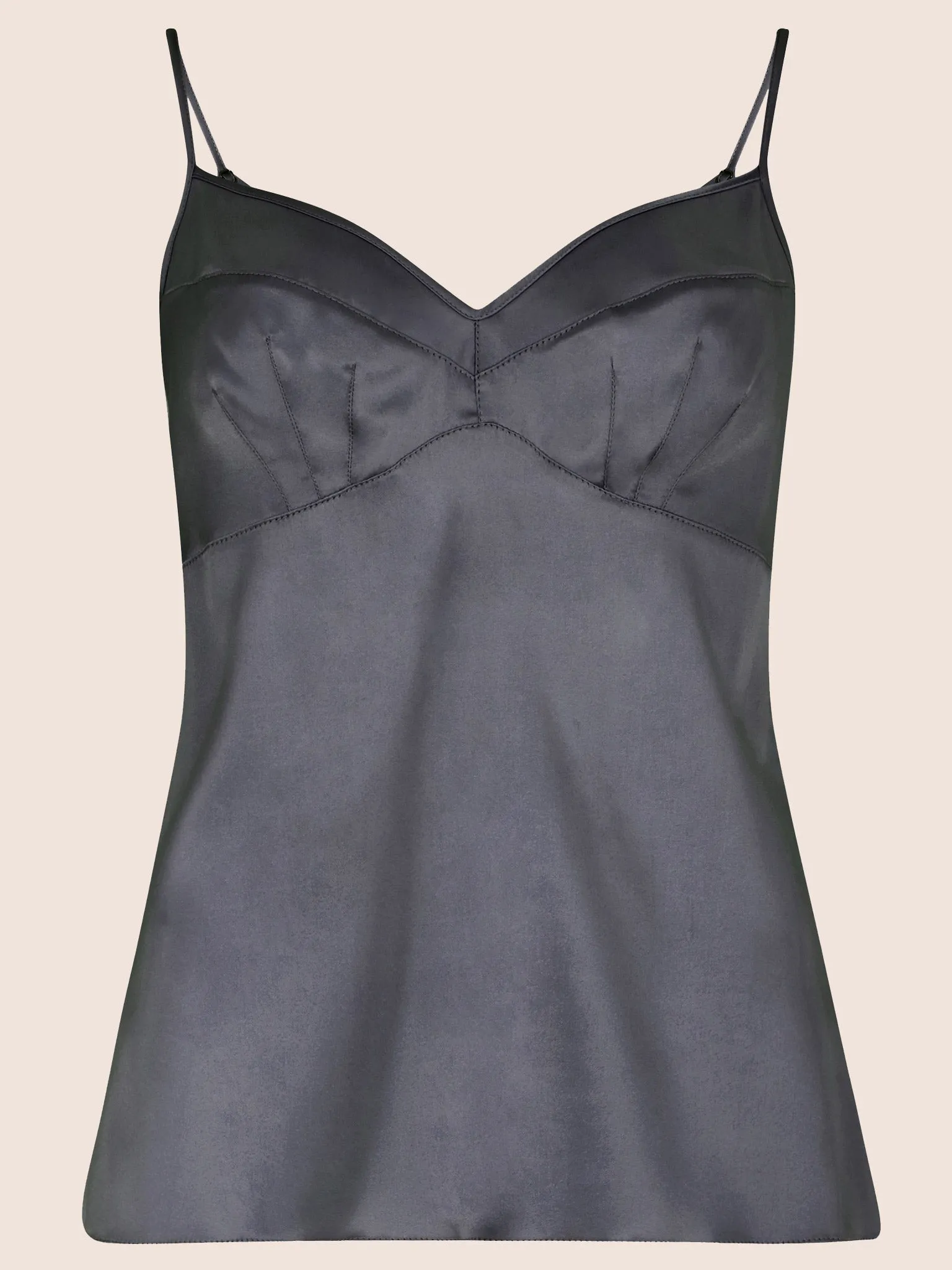 Longer Length Grace Silk Cami Top
