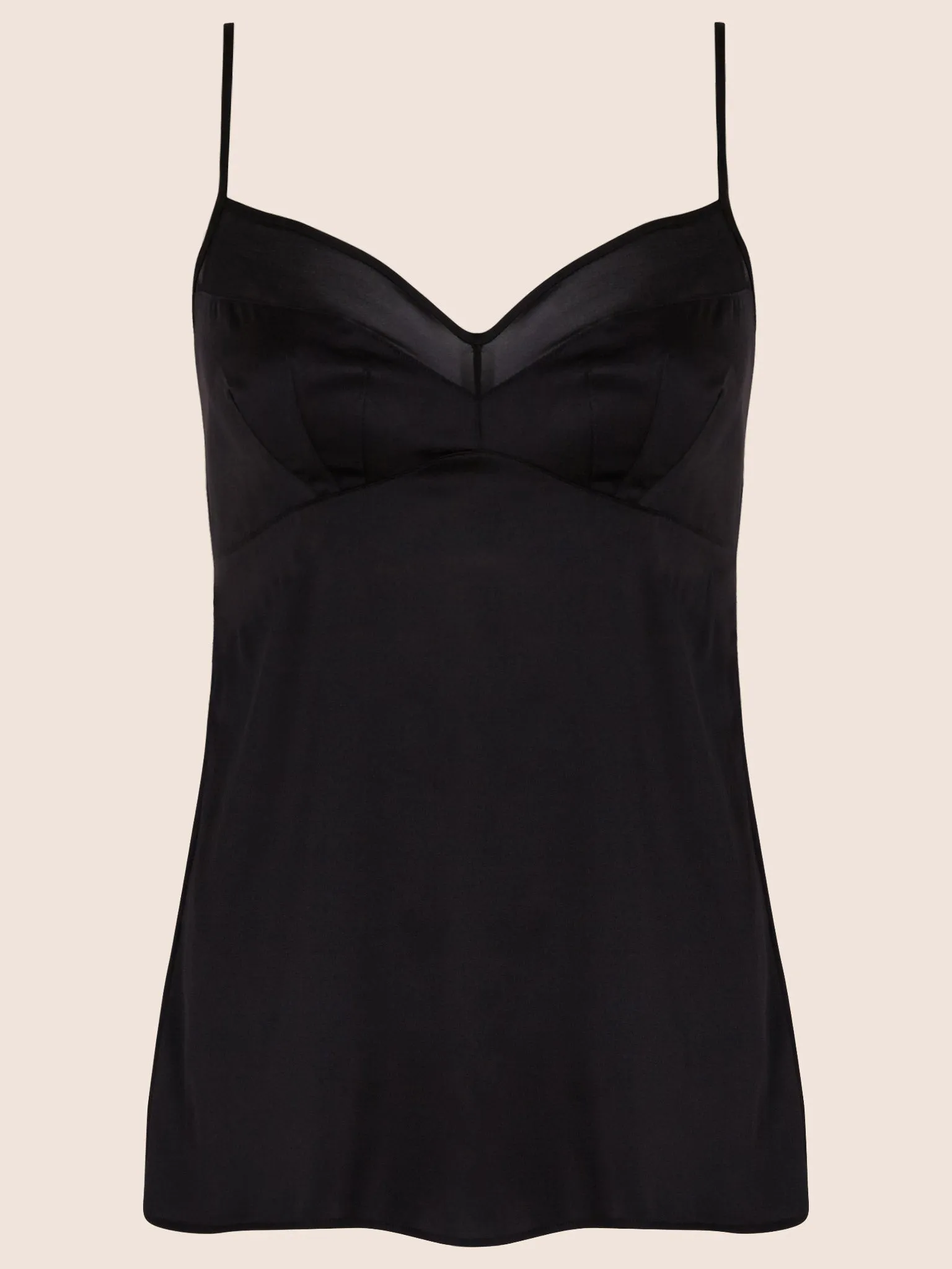 Longer Length Grace Silk Cami Top