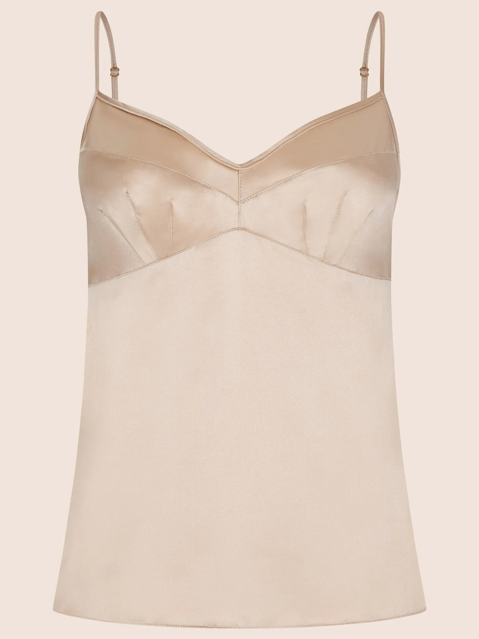 Longer Length Grace Silk Cami Top