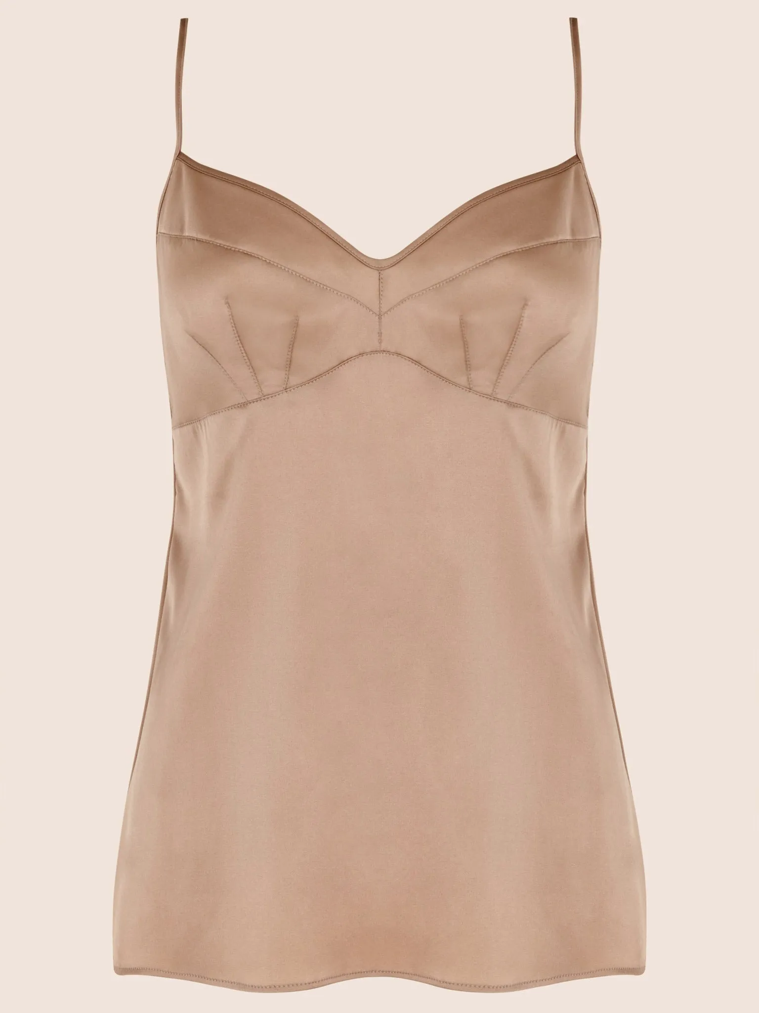 Longer Length Grace Silk Cami Top