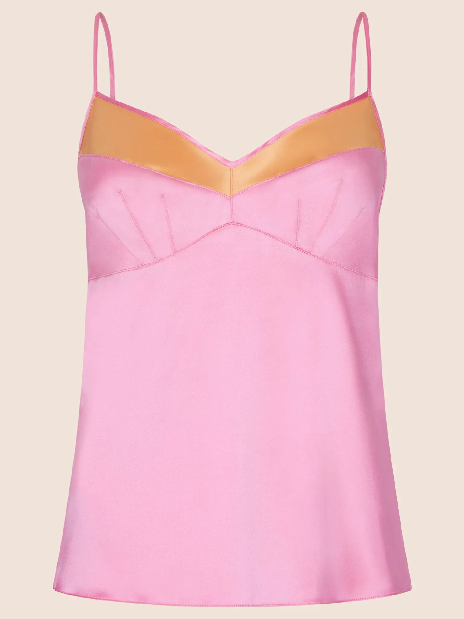 Longer Length Grace Silk Cami Top