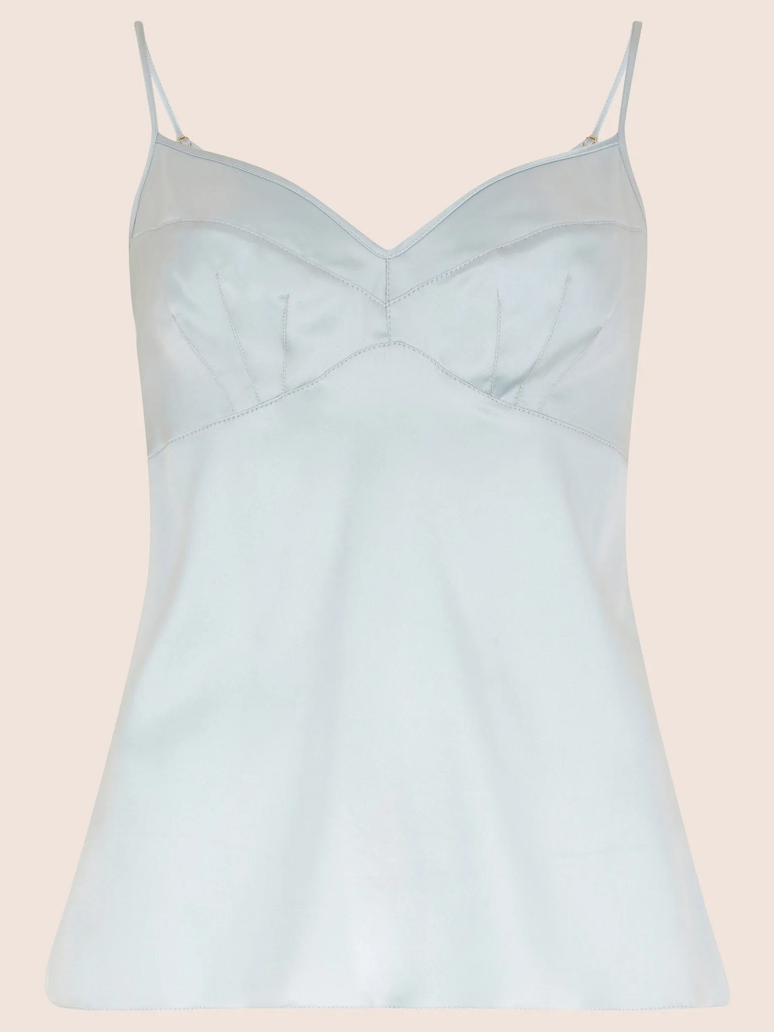 Longer Length Grace Silk Cami Top