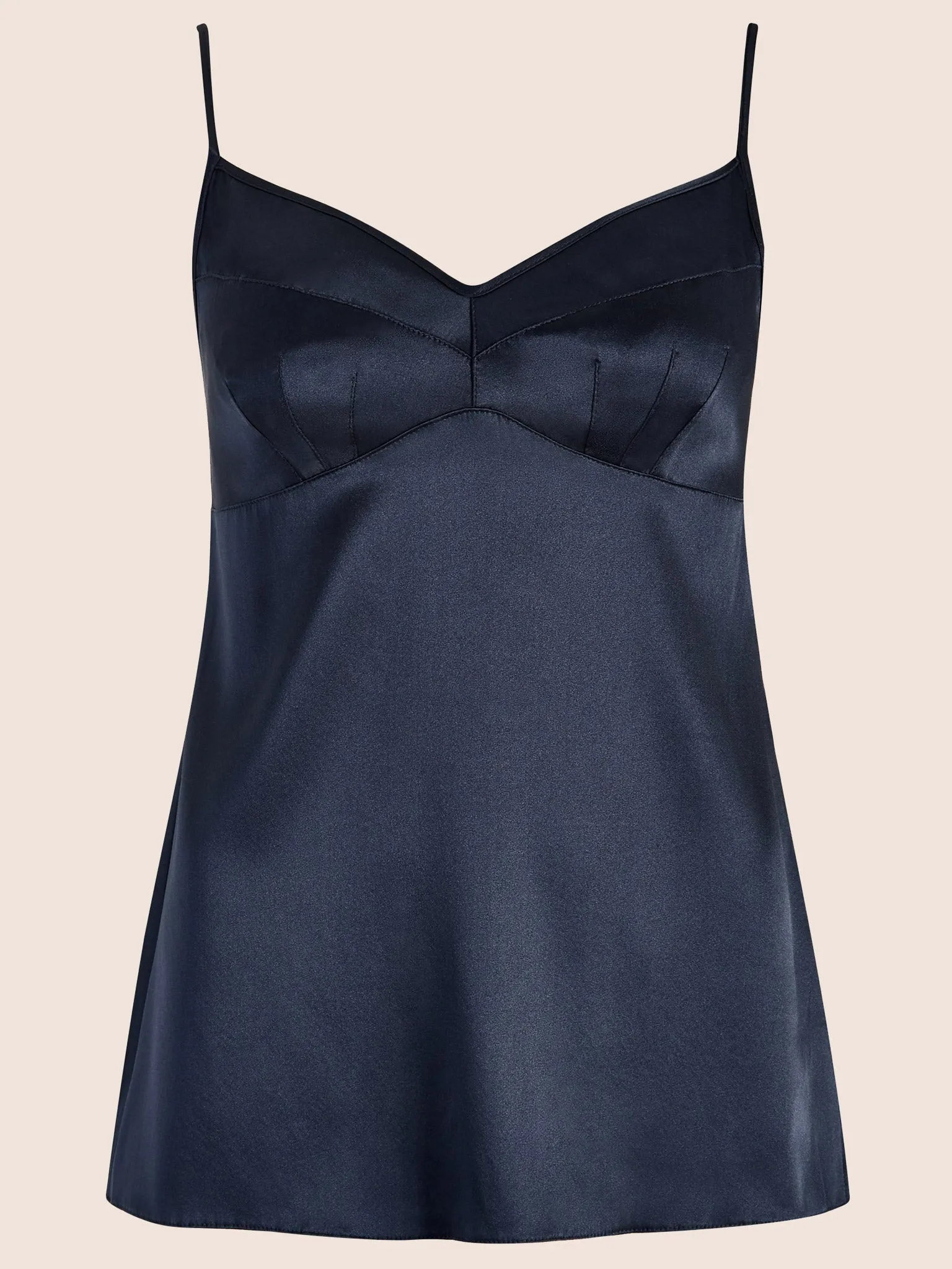 Longer Length Grace Silk Cami Top