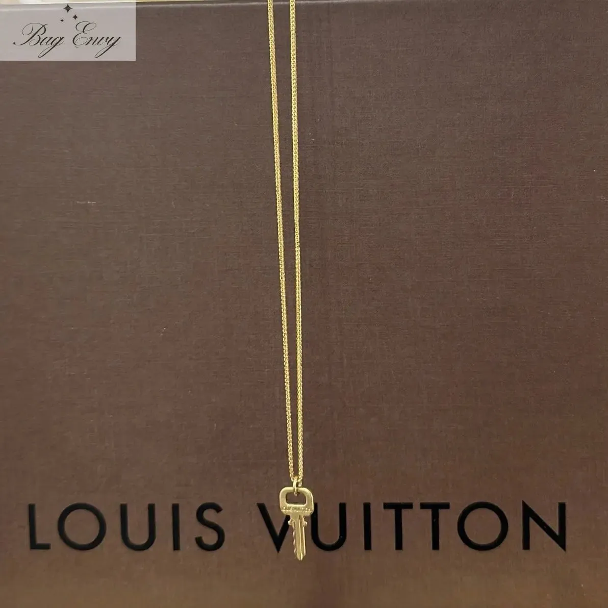 LOUIS VUITTON Gold Charm Necklaces