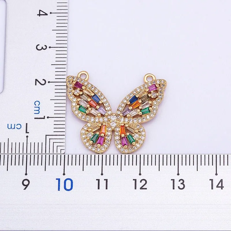 Luxury Butterfly Pendant Necklace Charm Choker for Woman Wedding Jewelry Gift