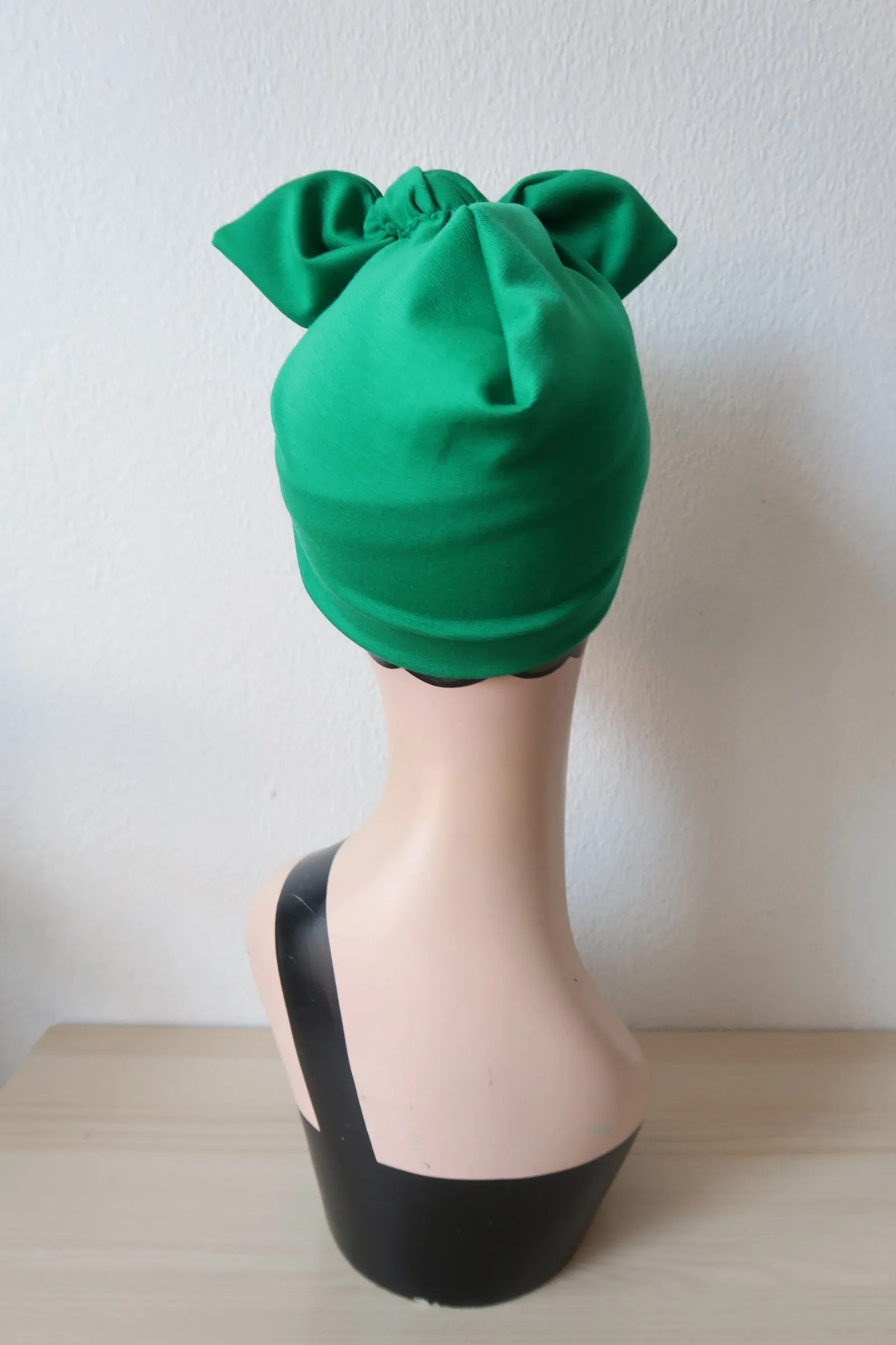 Made To Order: LANDGIRL KNOT 1940s Pre-tied Stretchy Turban in 8 Colours: red, black, leopard, olive green, mustard, rust, grey & navy.