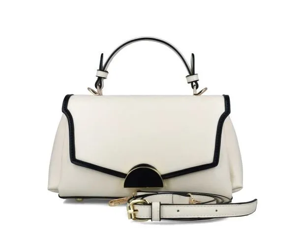 Menbur Cream & Black Handbag