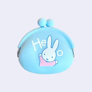 Miffy - Pochi Silicone Pouch Coin Purse (Blue)