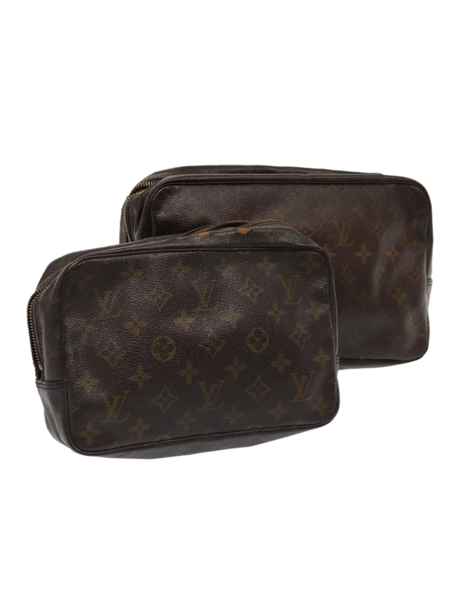 Monogram Trousse Toilette Clutch Bag 2-Piece Set