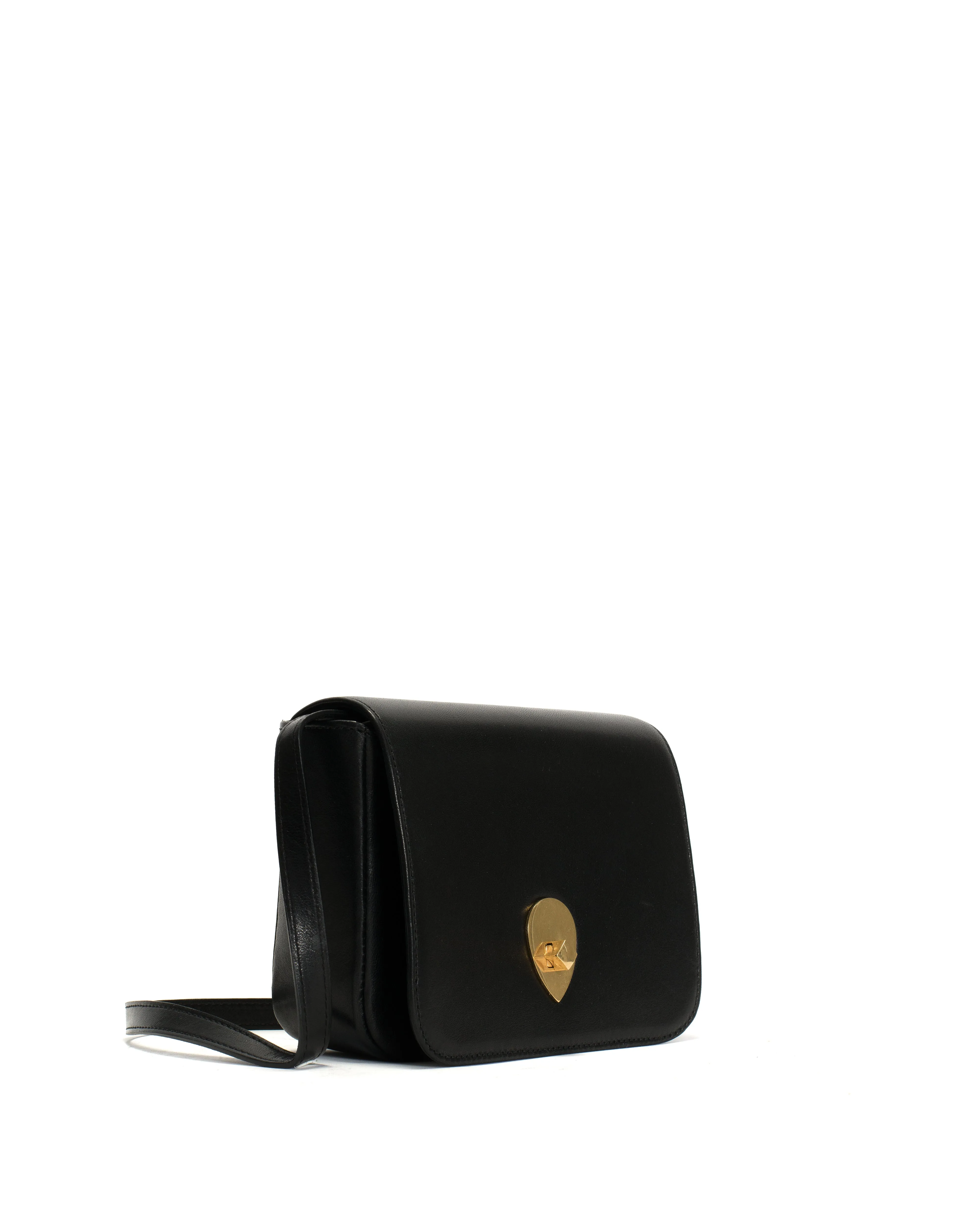 Nielle petite crossover bag Shiny lamb Black