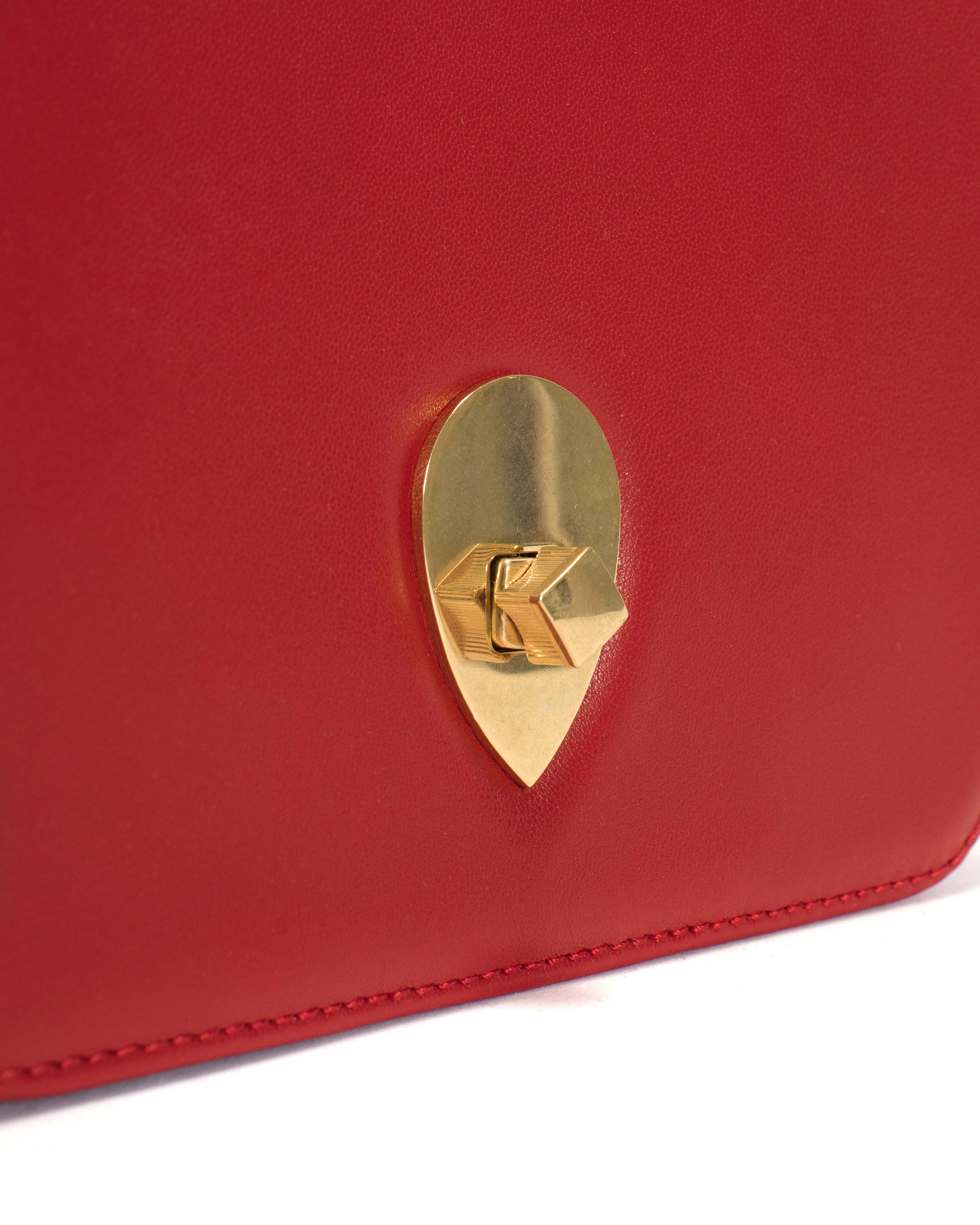 Nielle petite crossover bag Silky lamb Ruby red