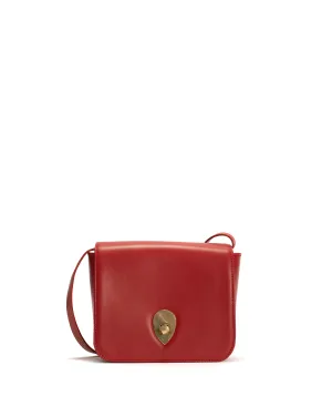 Nielle petite crossover bag Silky lamb Ruby red