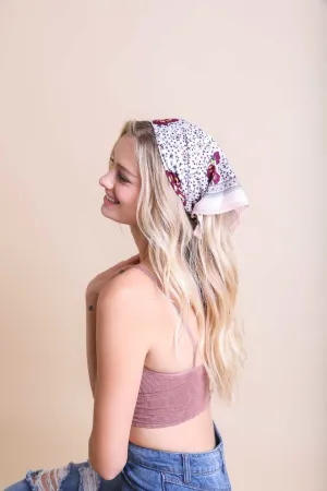 Orchid Floral Bandana