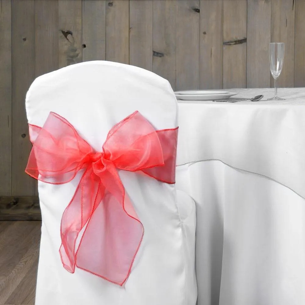 Organza Sash 10 Pack (22 Colors)