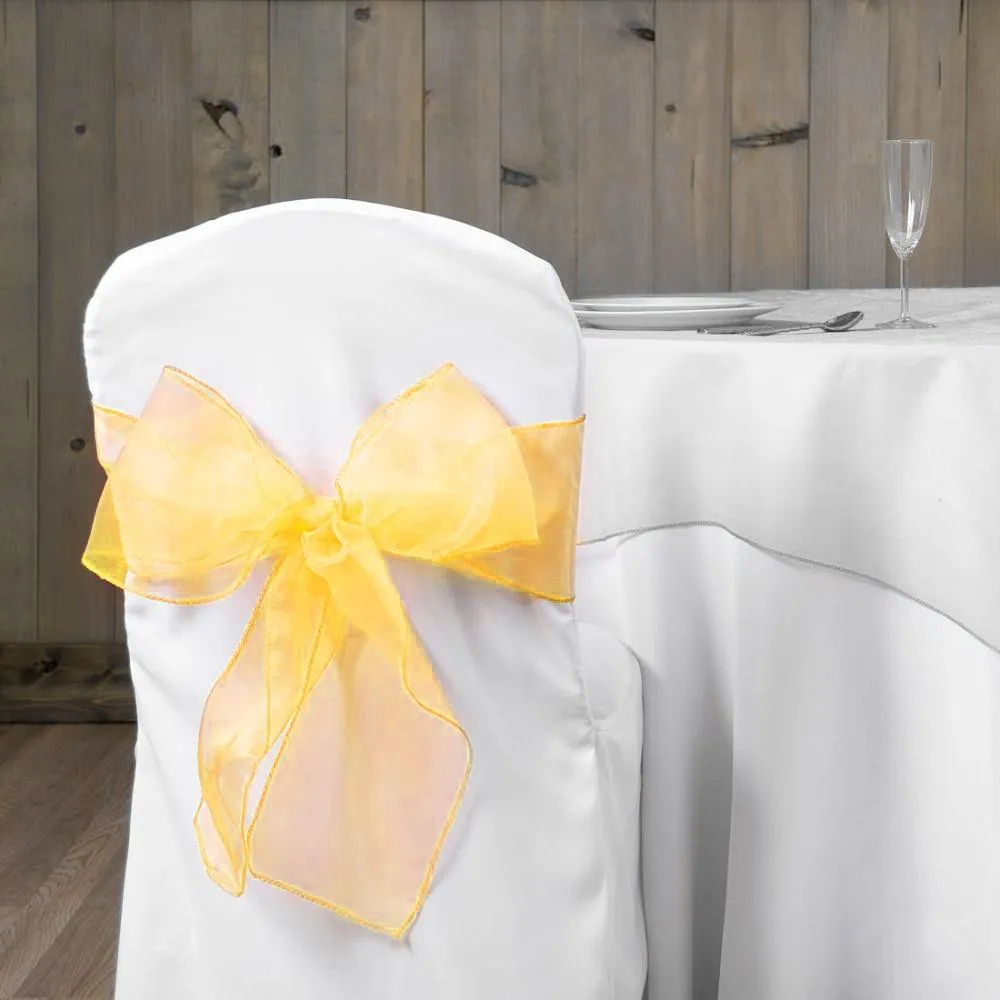 Organza Sash 10 Pack (22 Colors)