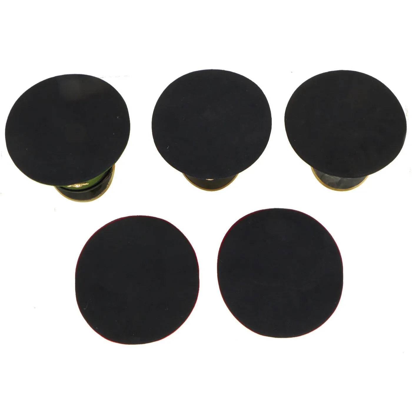 Original British Regimental Visor Caps - Set of 5 - Formerly Part the Tower of London Yeoman Warder’s Club Collection