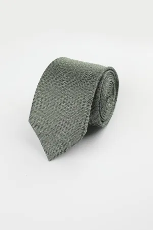 Paddock Green Silk Texture Tie