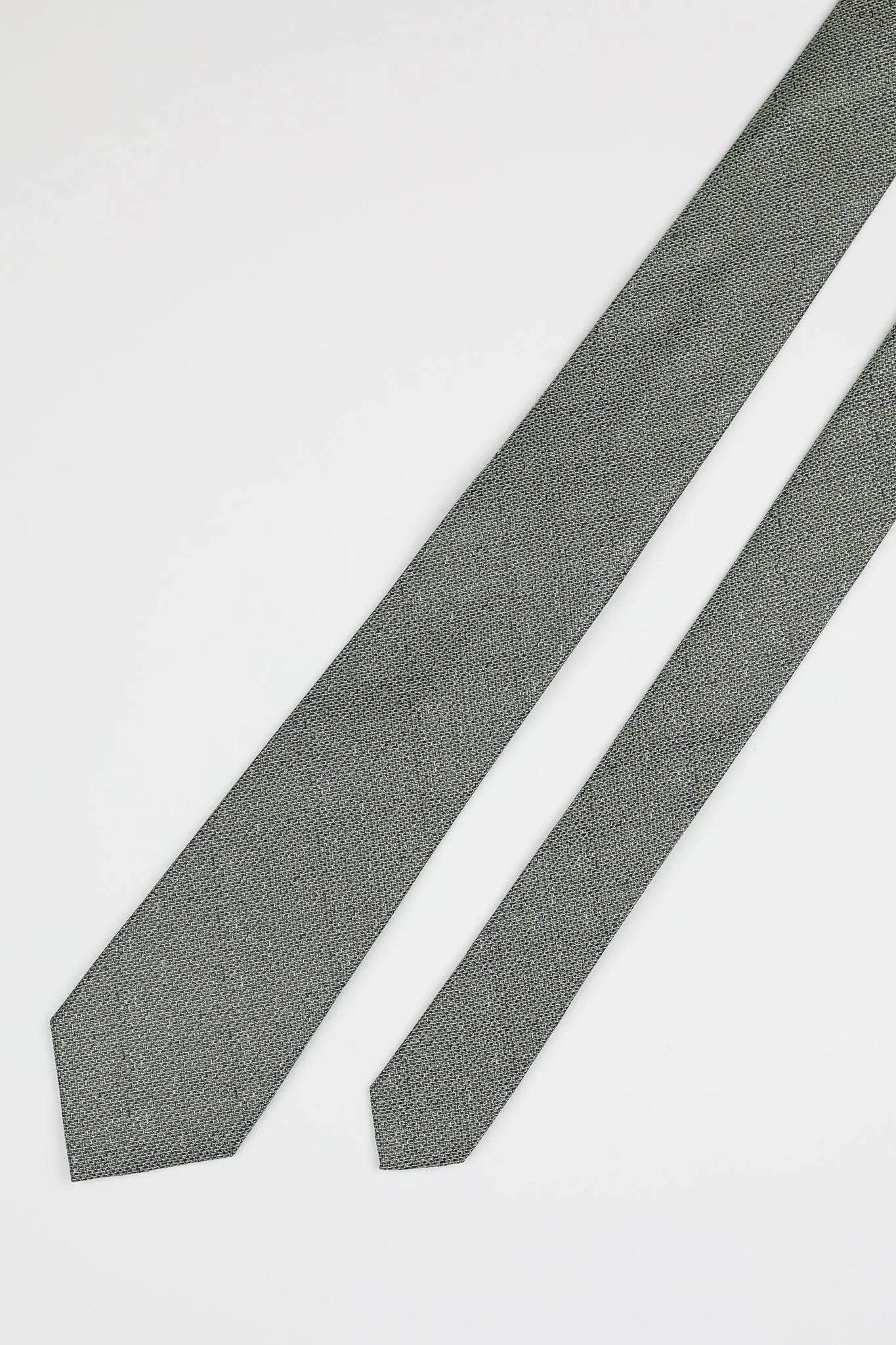 Paddock Green Silk Texture Tie