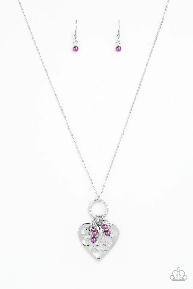 Paparazzi Necklace ~ Romeo Romance - Purple