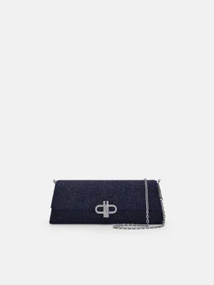 PEDRO Icon Glitter Suede Clutch Bag
