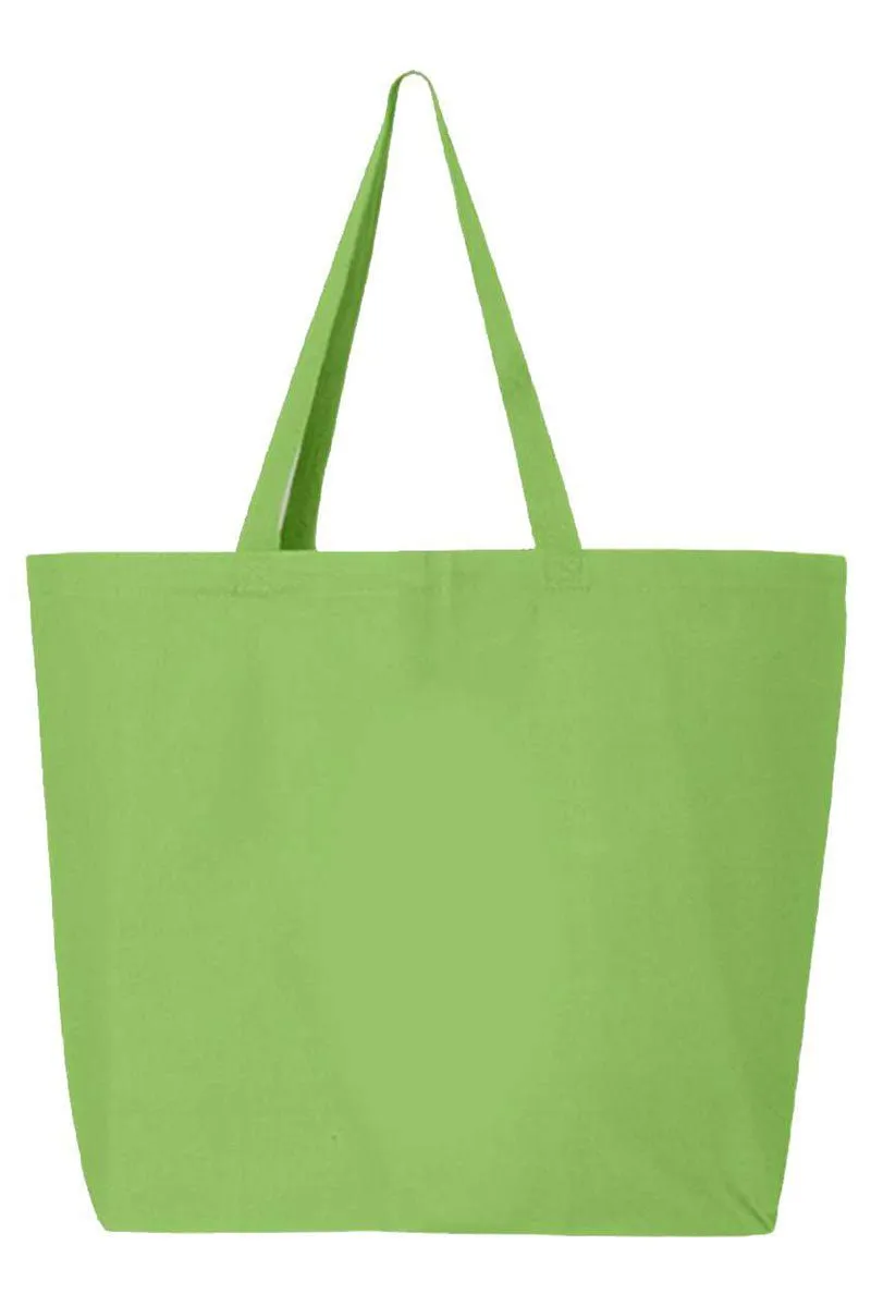 Plaid Joy To The World Canvas Jumbo Tote
