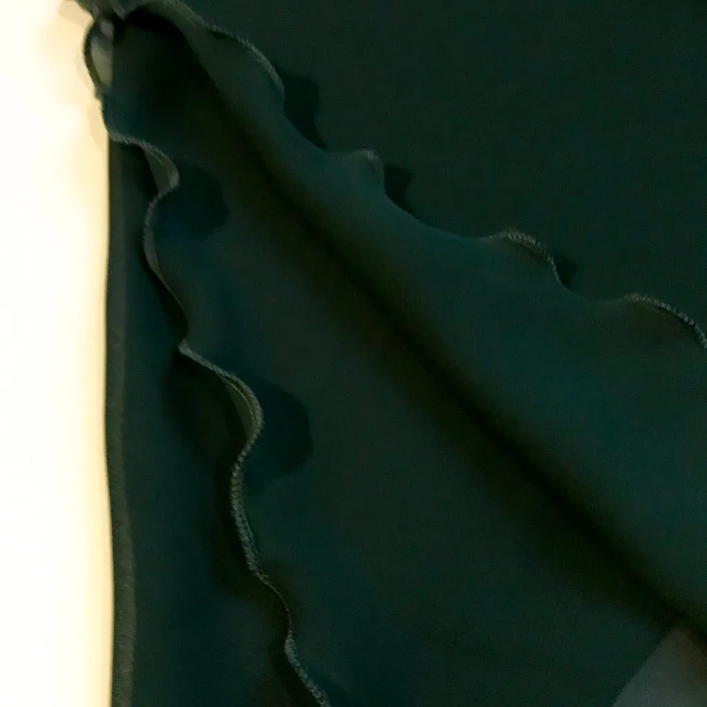 Plain Chiffon Chemo Alopecia Head Scarf Bottle Green