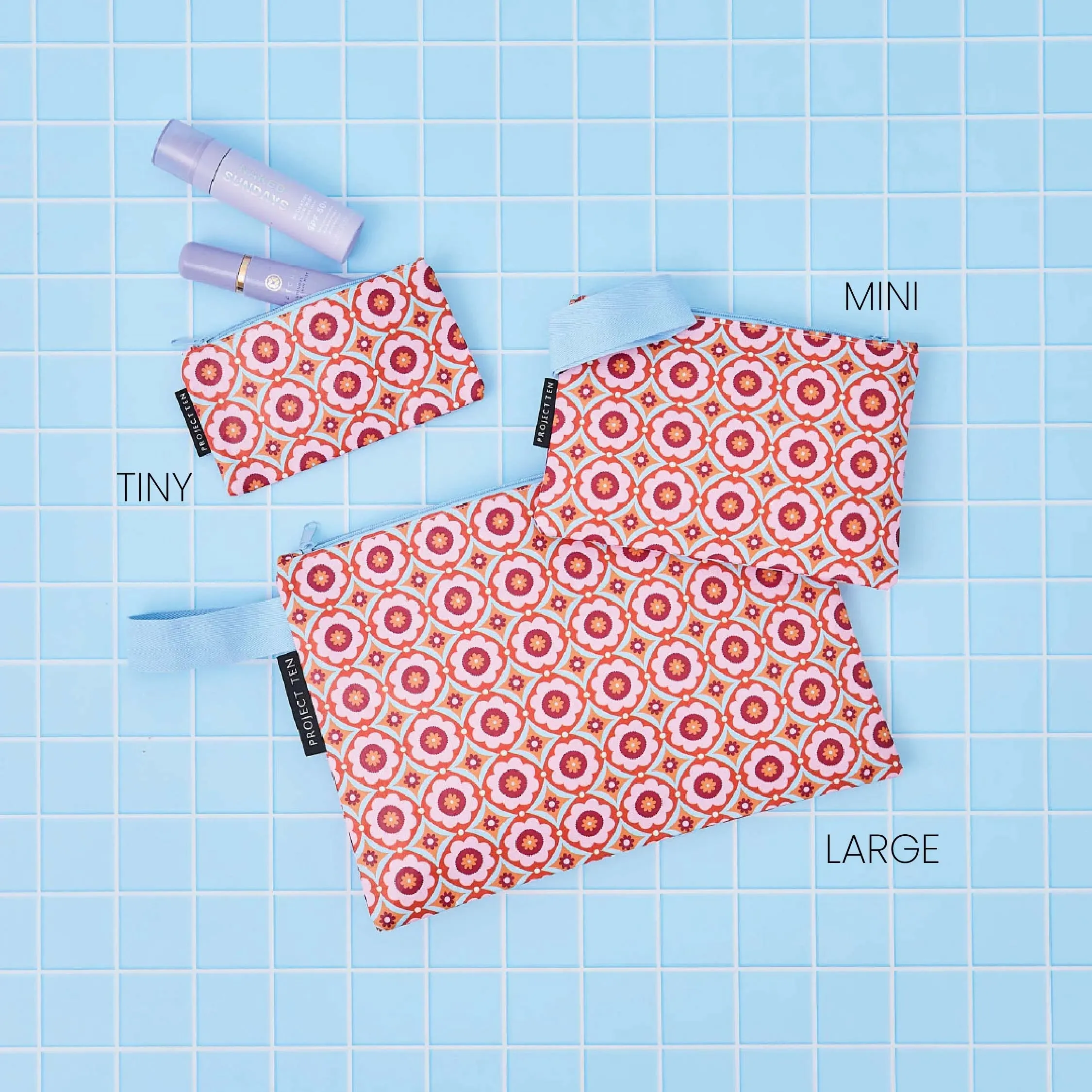 Project Ten Zip Pouch - Tile
