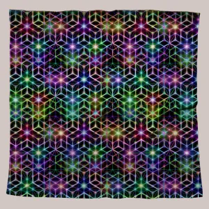 Psychedelic Bandana (UV/RGB, Eco-Friendly, Unisex) | 2CB