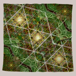 Psychedelic Bandana (UV/RGB, Eco-Friendly, Unisex) | ENTHEOPASSAGE