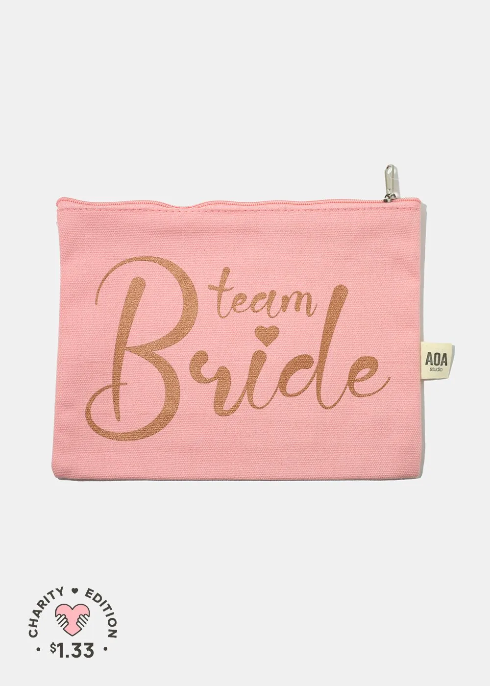 Re-Use Canvas Pouch - Team Bride