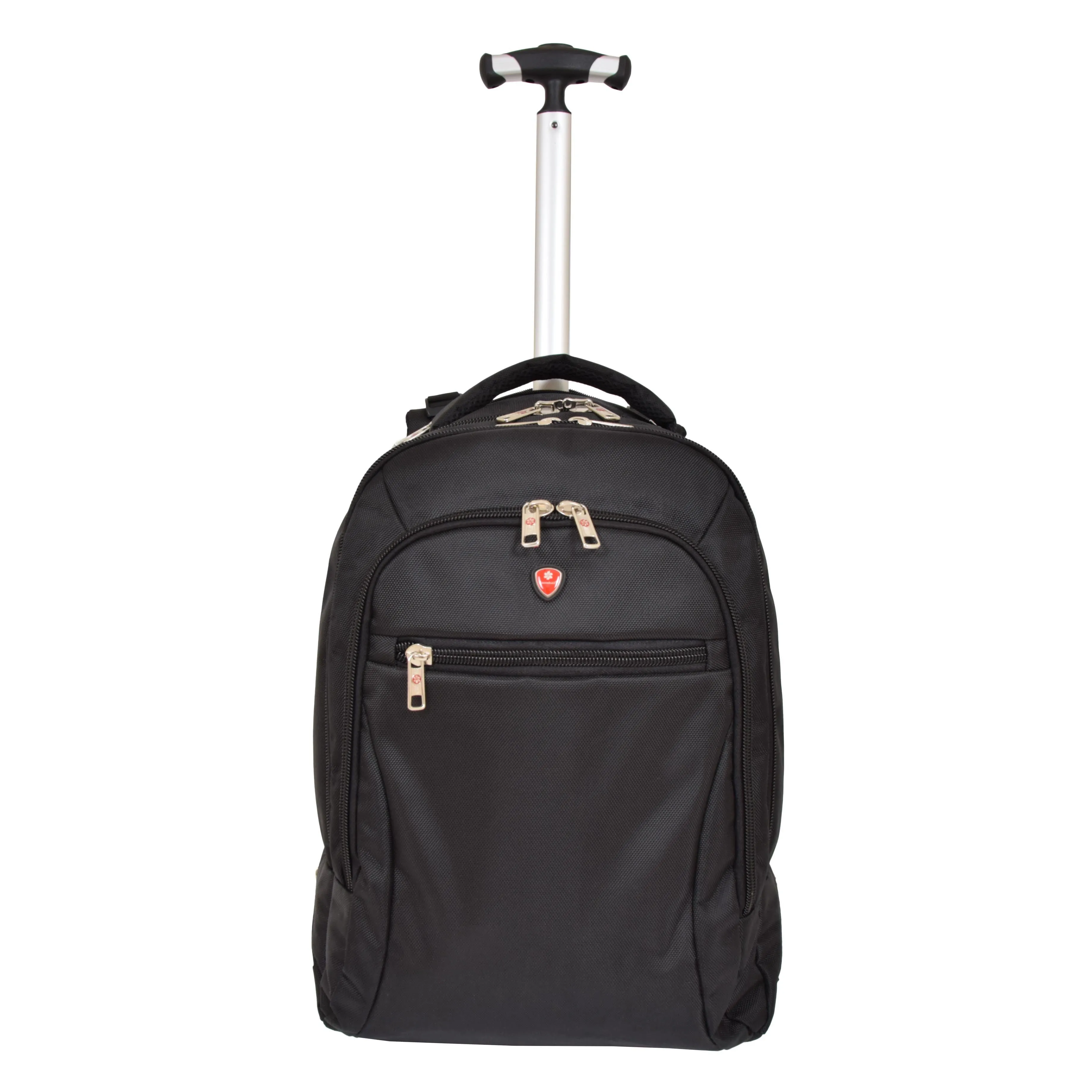 Rolling Backpack Cabin Size Travel Bag Hiking Rucksack Goodwin Black