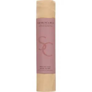 Satin Head Scarf for Naturally Curly Hair (Gold)