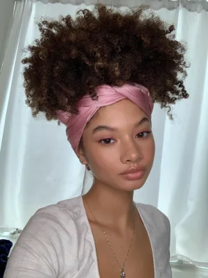 Satin Head Scarf for Naturally Curly Hair