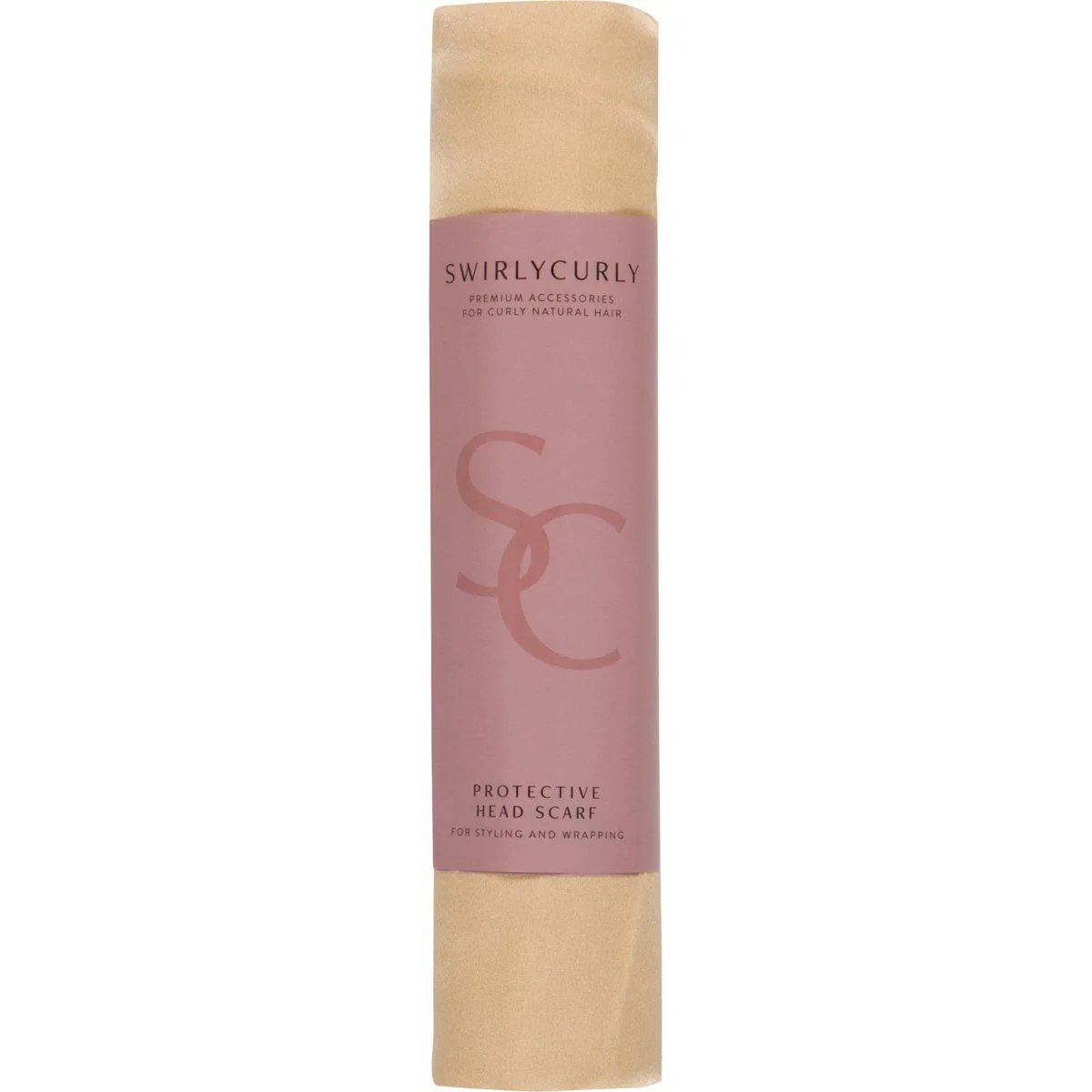 Satin Head Scarf for Naturally Curly Hair