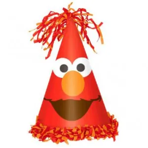 Sesame Street Elmo Turns One Cone Hat (2 in a package)