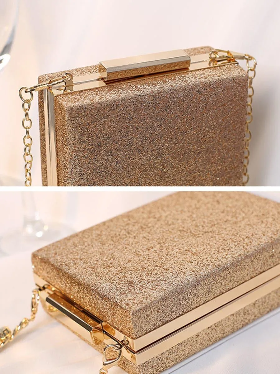 Shiny Inlay Stone Chain Party Wedding Clutch Bags MNBF066