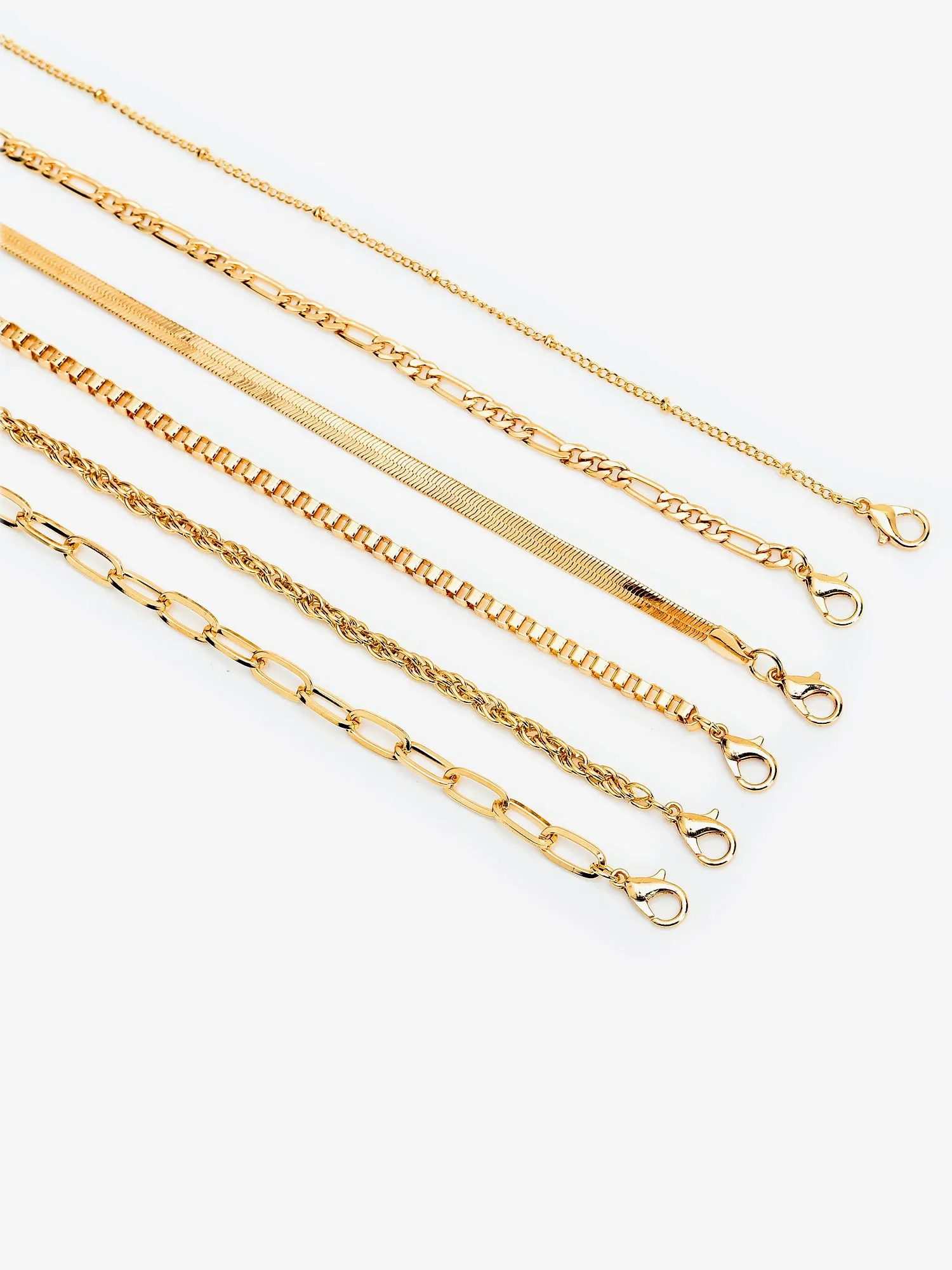 Sophisticated Five-Bracelet Set