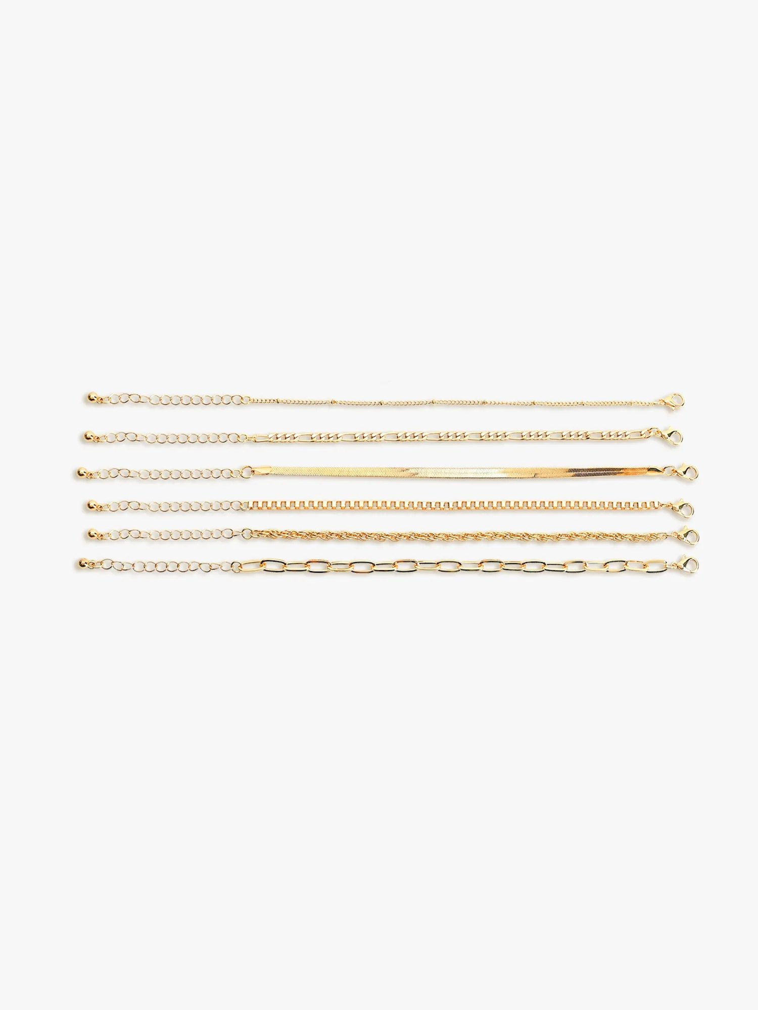 Sophisticated Five-Bracelet Set