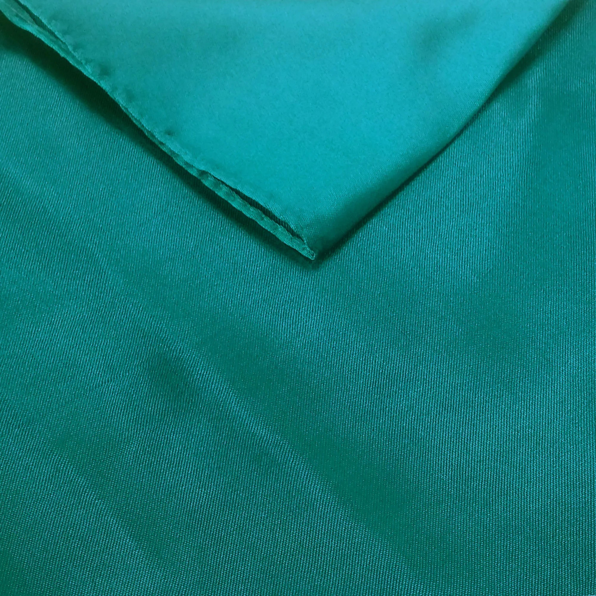 Teal Satin Chair Sash