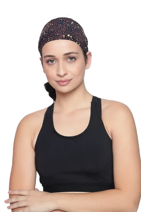 The Headscarves Bamboo Viscose Beautiful Printed Sports Head Sweat Headband for Women