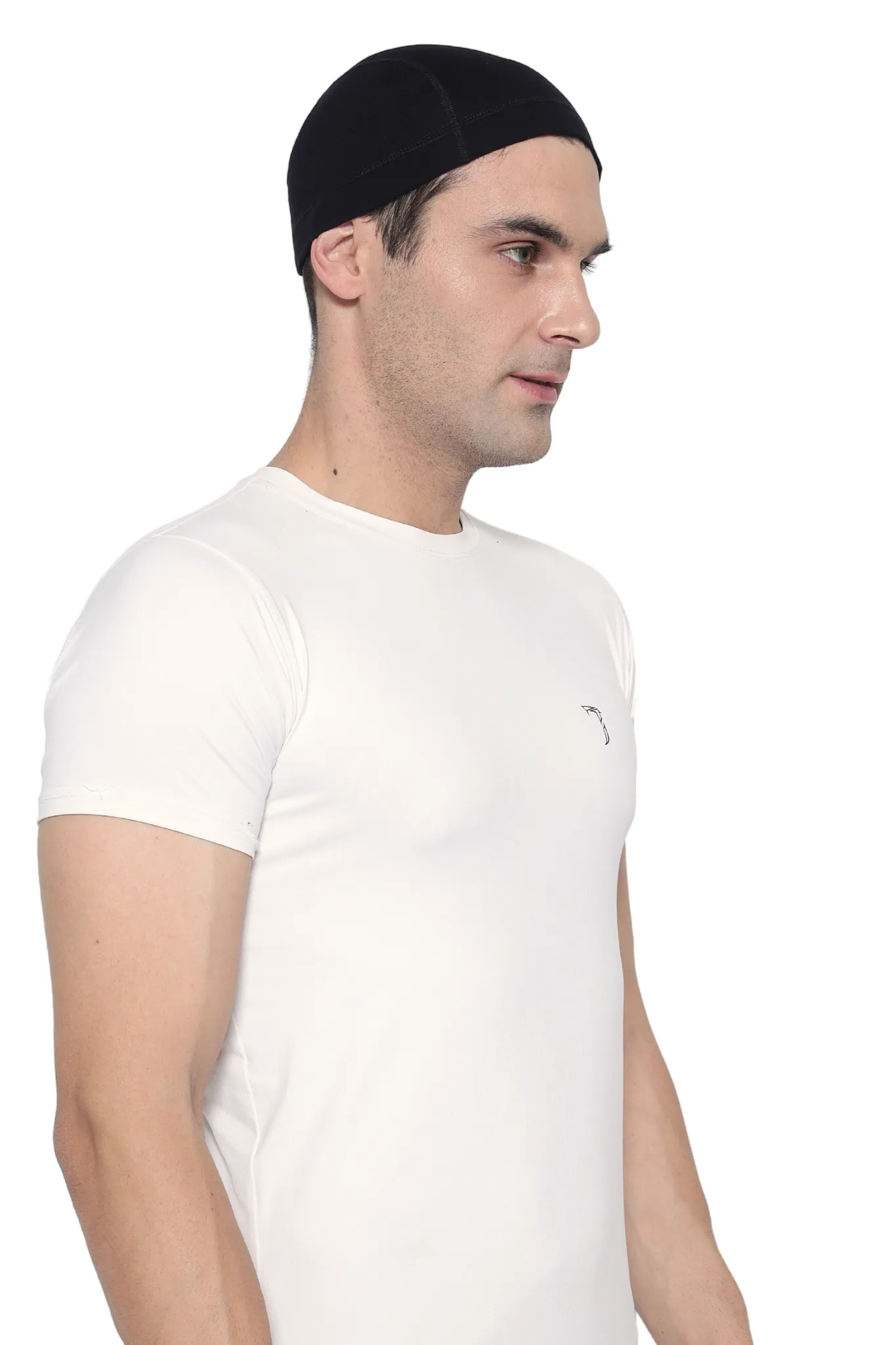 The Headscarves Bamboo Viscose Men Wig Liner Multipurpose Skull Cap Sport Hair Cover Cap Free Size