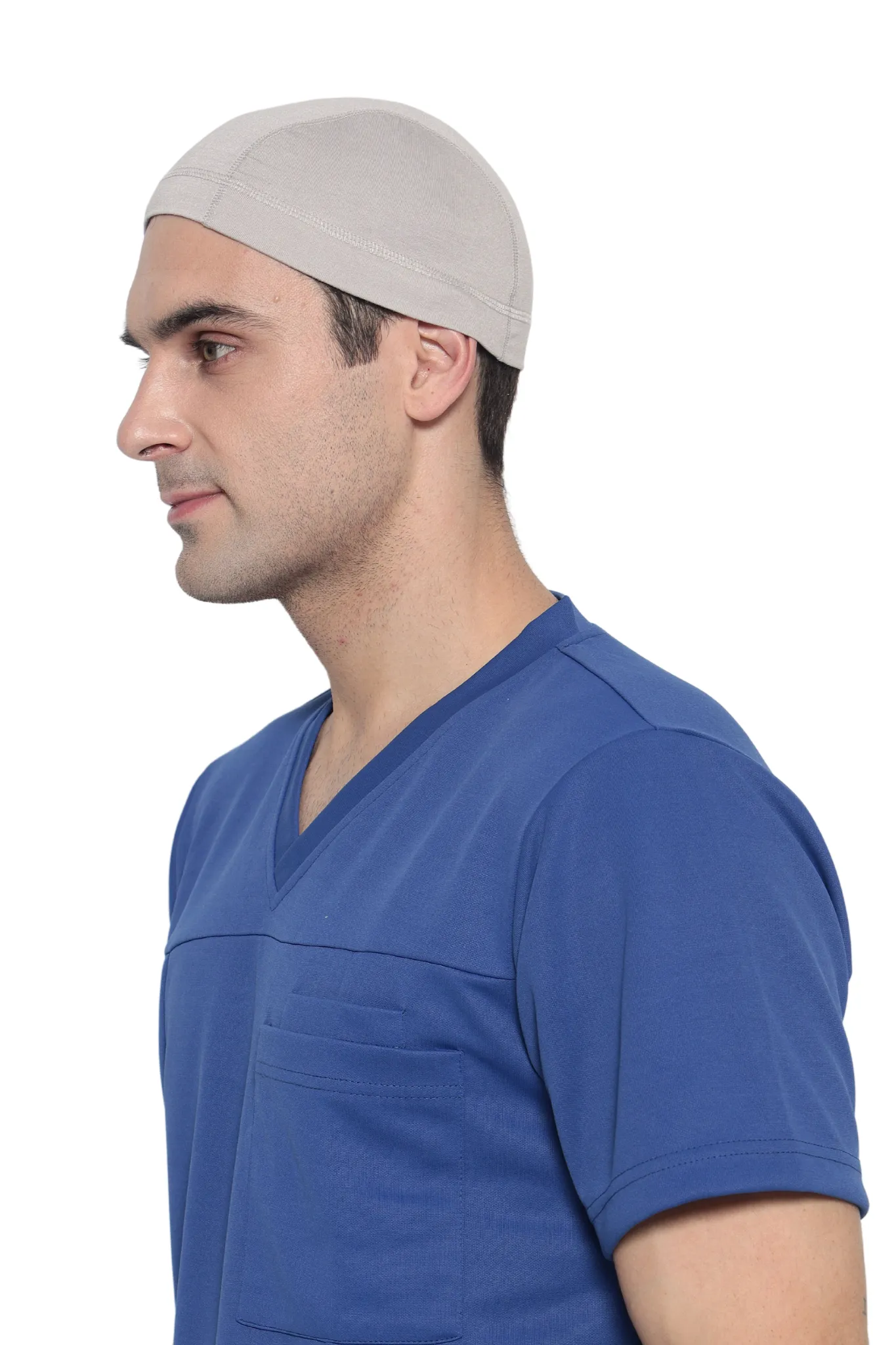 The Headscarves Bamboo Viscose Men Wig Liner Multipurpose Skull Cap Sport Hair Cover Cap Free Size