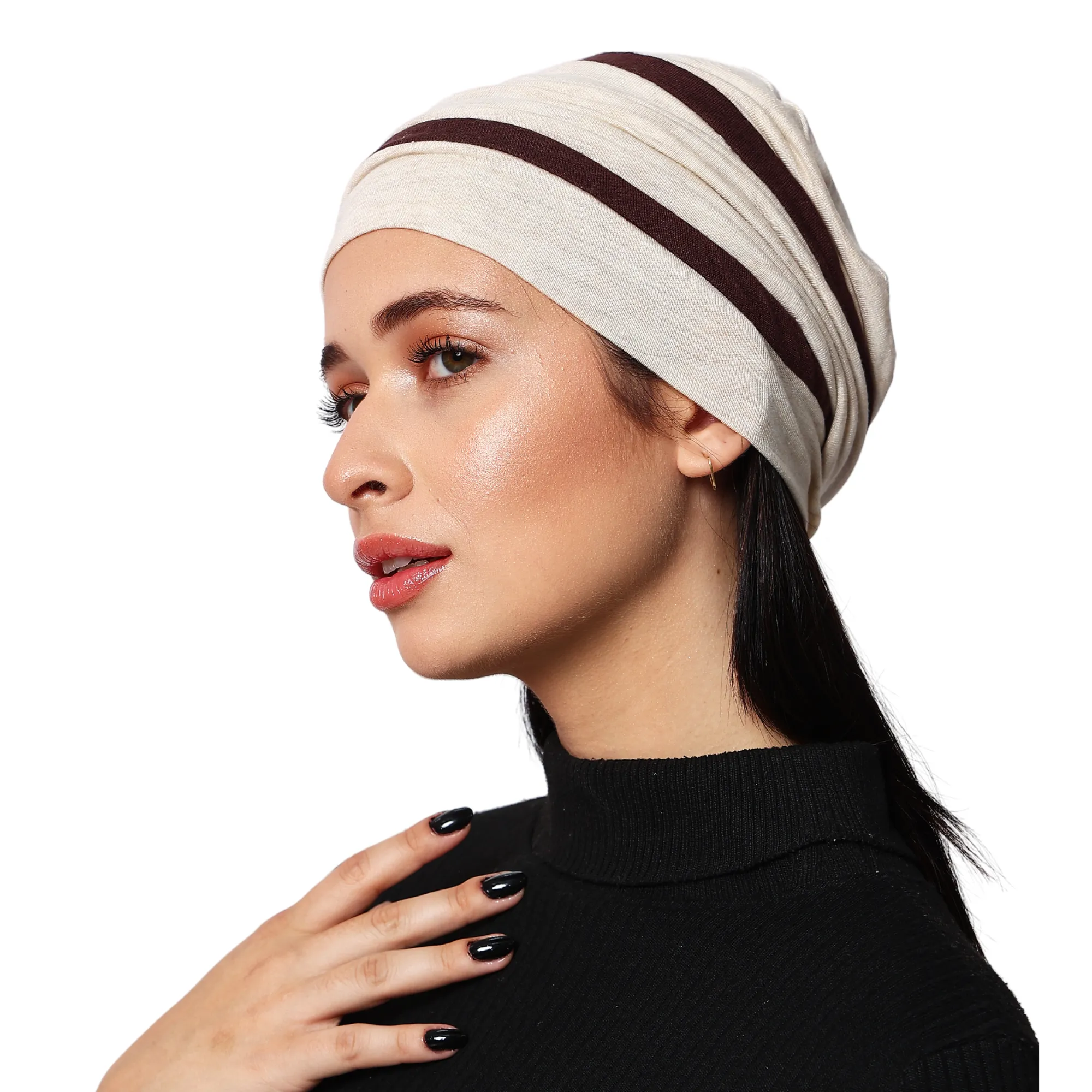 The Headscarves Bamboo Wool Winter Headwear Beanie for Women