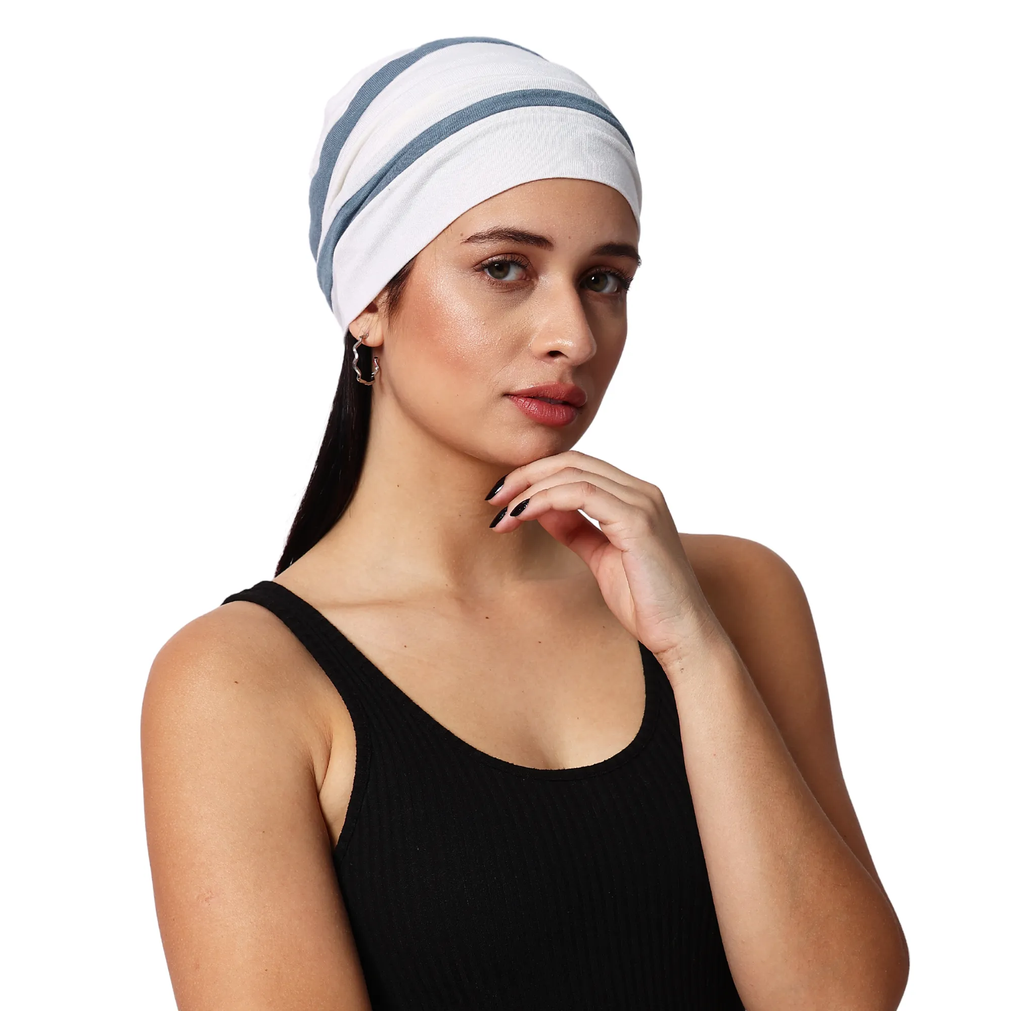 The Headscarves Bamboo Wool Winter Headwear Beanie for Women